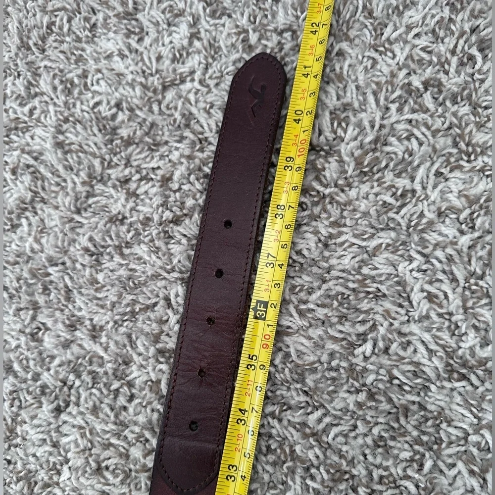 Hollister Leather Belt embossed sz Medium